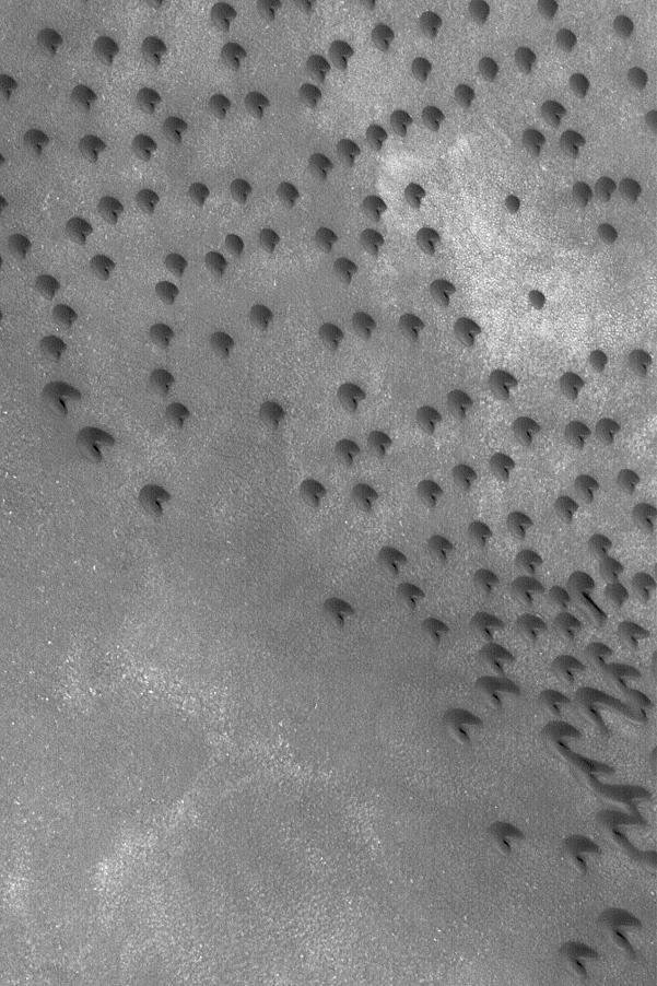 Dunas barján en Marte