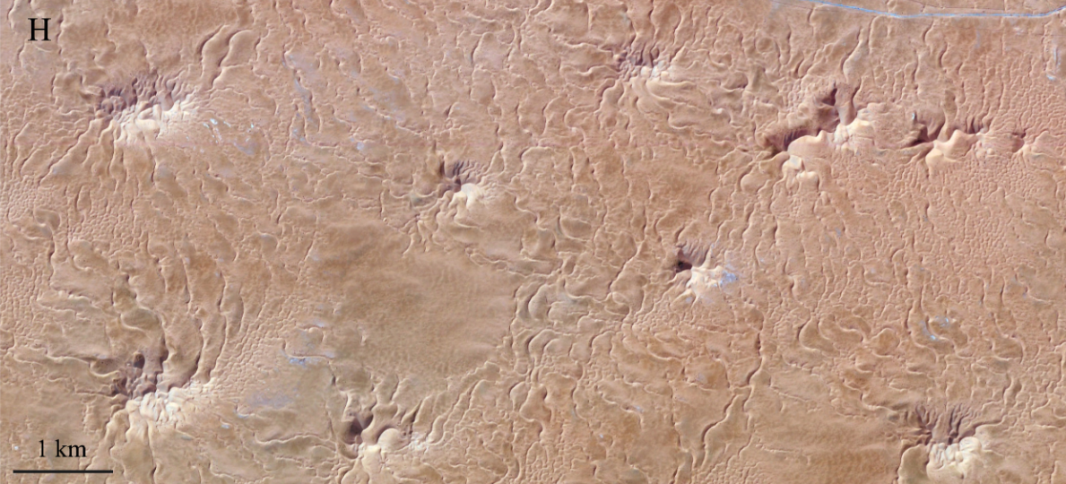 Dunas estrella en Argelia